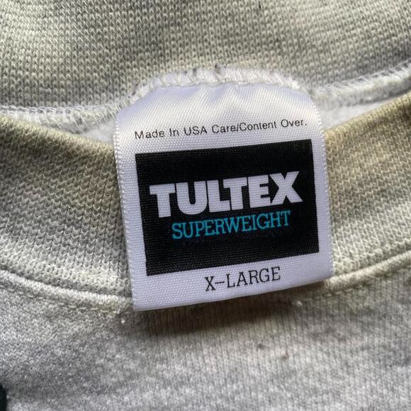 90s “Heavy Duty Lubes” crewneck, size XL on a made in USA Tultex tag. READ DISC - Picture 2 of 4